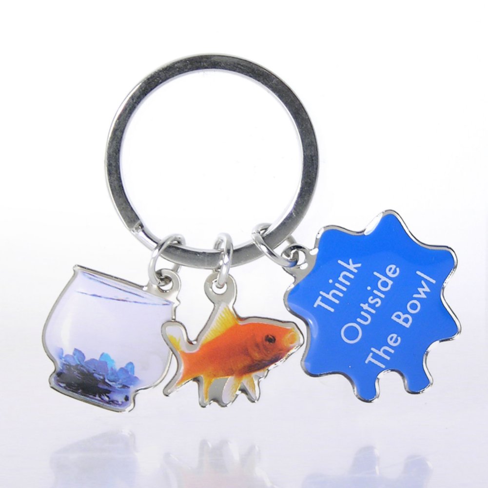 View larger image of Simply Charming Key Chain - Think Outside the Bowl
