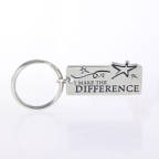 View larger image of Nickel-Finish Key Chain - I Make the Difference