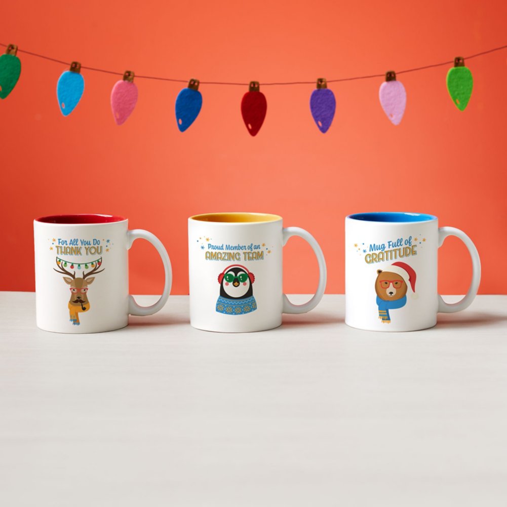 Cheerful Character Mugs - For All You Do Thank You