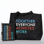 View larger image of Journal, Pen & Tote Gift Set - T.E.A.M