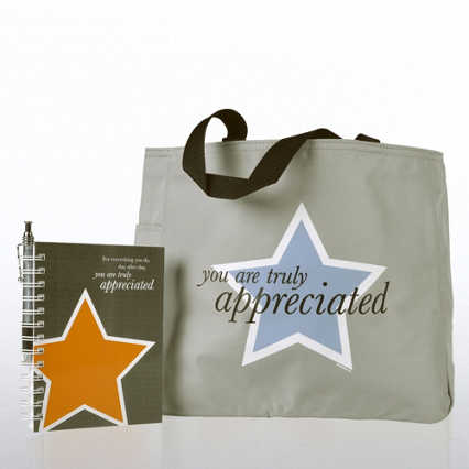 Journal, Pen & Tote Gift Set - You are Truly Appreciated
