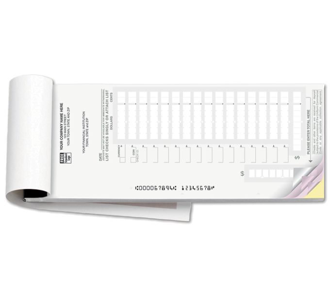 DBA ICR Deposit Ticket Book (BD106) NCR