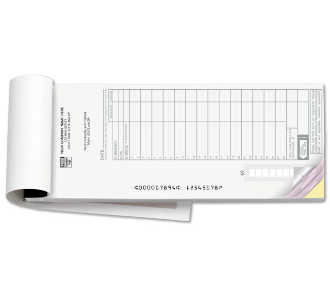 DBA ICR Deposit Ticket Book (BD108) NCR