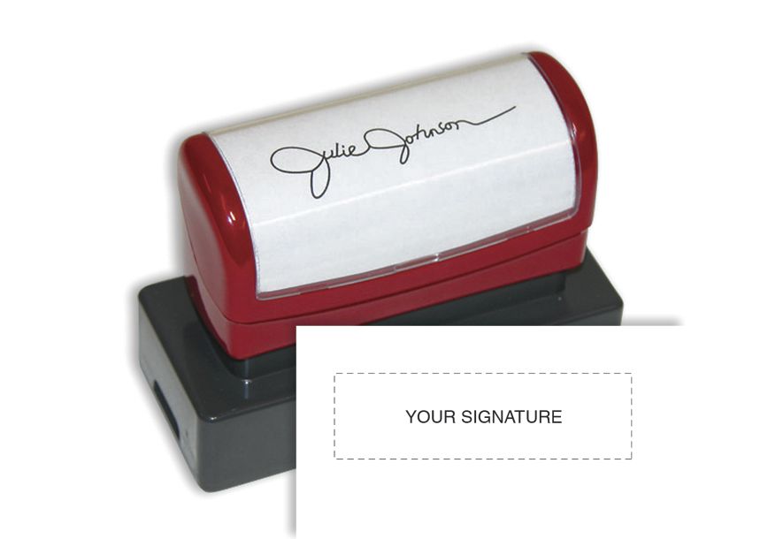 Product image for Signature Stamp - Pre-Inked - Item# 102025