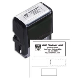 Large Custom Self-Inking Personalized Return Address Stamp - Customizable  Up to 5 Lines of Text - Small Business Essentials, Shipping, Work, Office