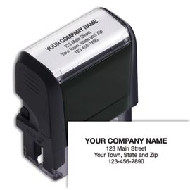 Small Name & Address Stamp - Self-Inking