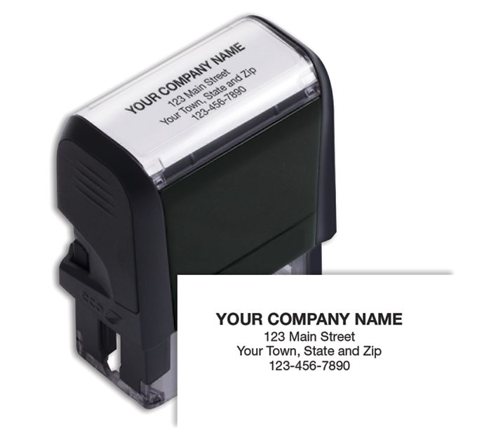 Small Name & Address Stamp - Self-Inking
