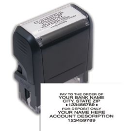 102170-Self-Inking Endorsement Stamp - Widely Accepted Layout102170
