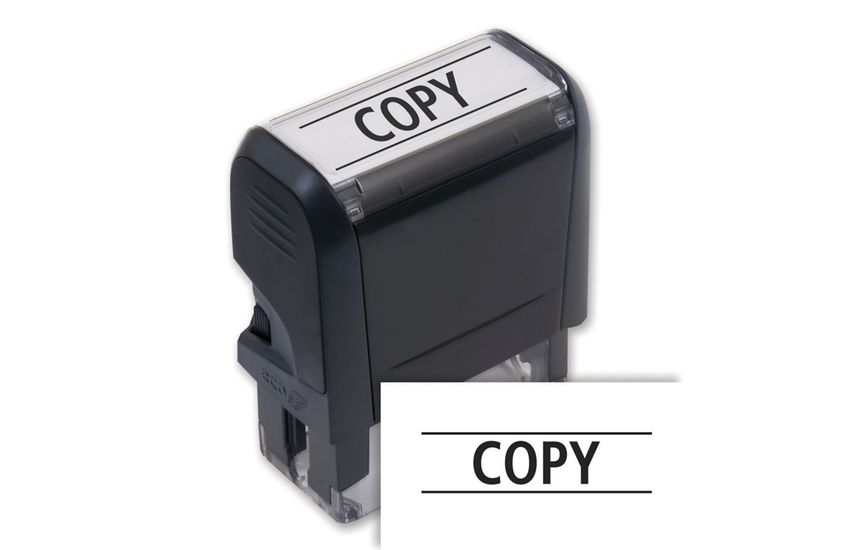 Product image for Copy Stamp - Self-Inking - Item# 103026_black