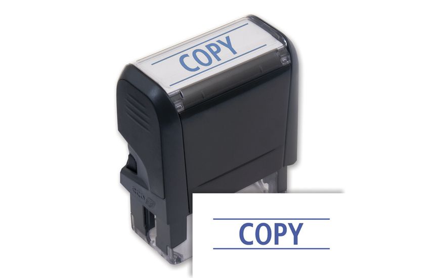 Product image for Copy Stamp - Self-Inking - Item# 103026_colors_blue