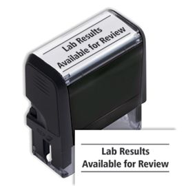 103056-Lab Results Available For Review Stamp - Self Inking103056