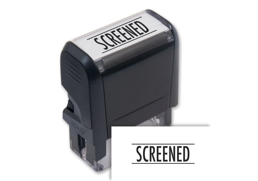 Screened Stamp Self Inking