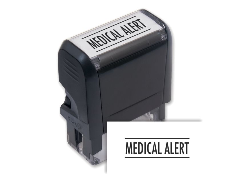 Product image for Medical Alert Stamp - Self Inking - Item# 103066