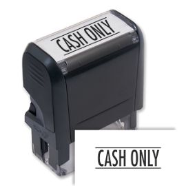 103068-Cash Only Stamp - Self Inking103068