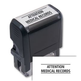 103071-Attention: Medical Records Stamp - Self Inking103071