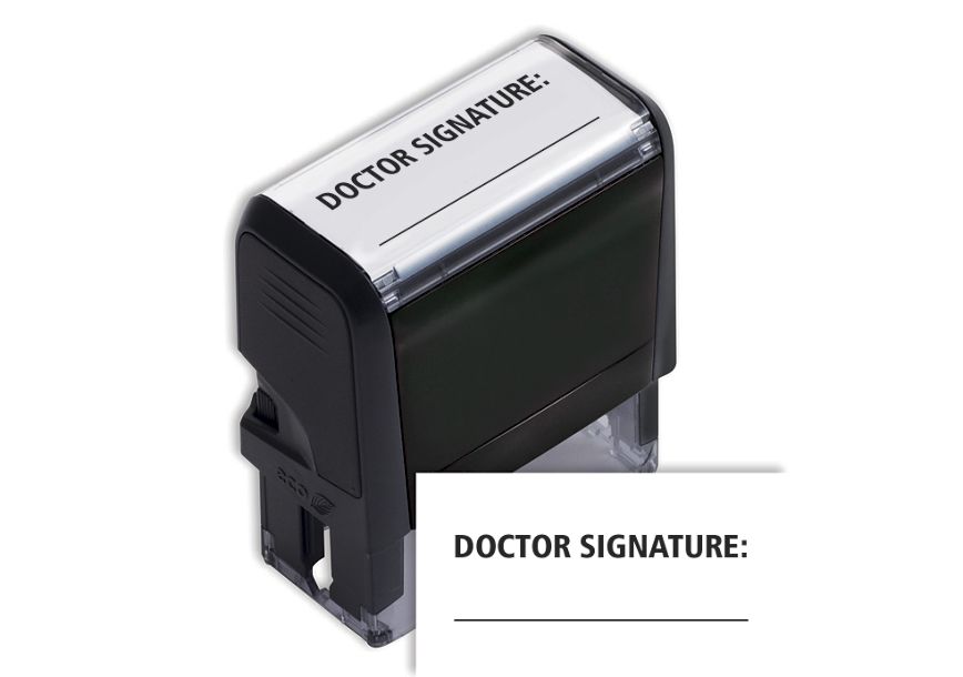 Doctor Signature Stamp Self Inking