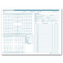 1057-Dental Exam Record, Anatomic & Periodontic Diagrams1057