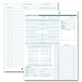 1057V-Dental Exam Record, Anatomic & Periodontic Diagrams1057V