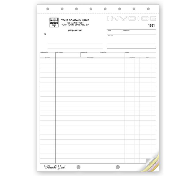 Custom Carbonless Forms - Free Invoice, Contract, and Business