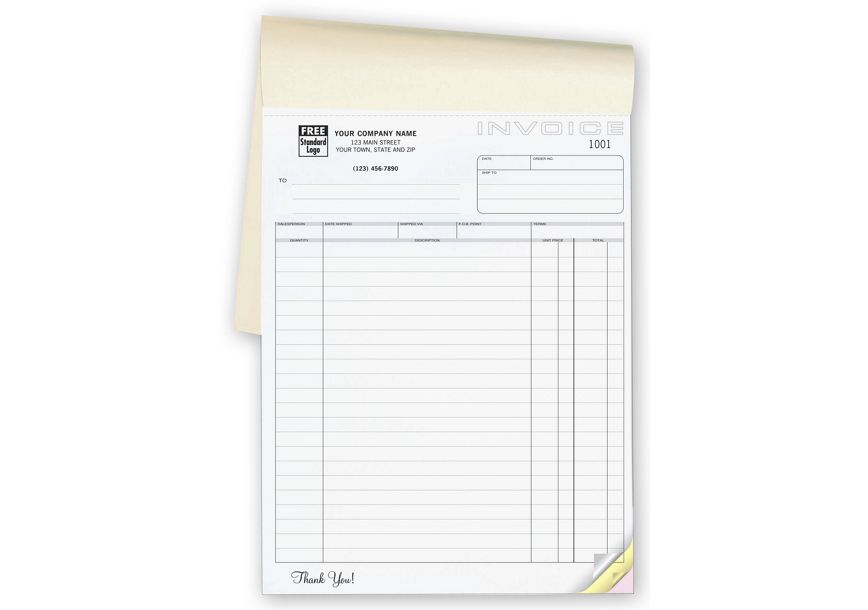 Product image for Shipping Invoices - Large Classic Booked - Item# 106B