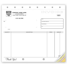107-Classic Unlined Small Invoices107