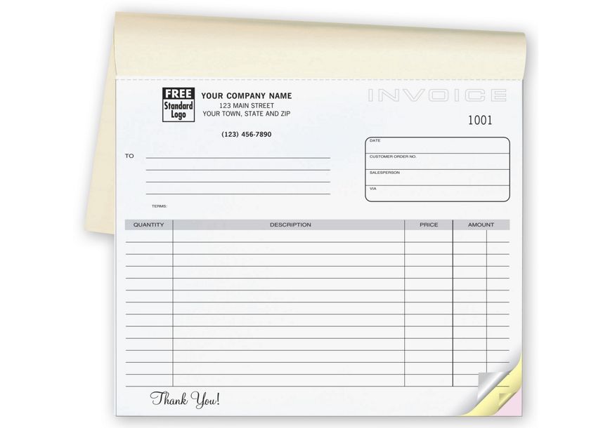 Product image for Invoices - Classic Small Lined Booked - Item# 108B