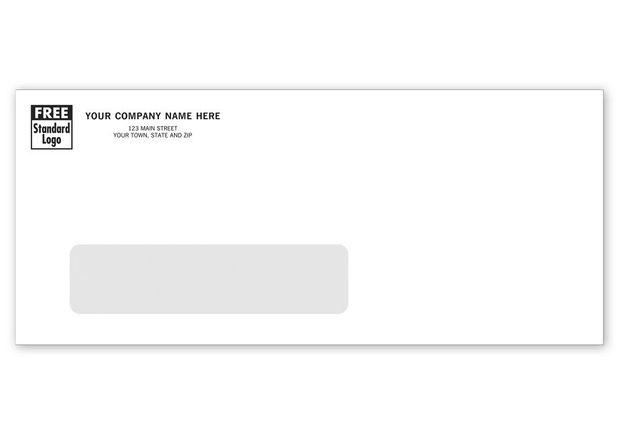 #10 Business Envelopes | Single Window | White