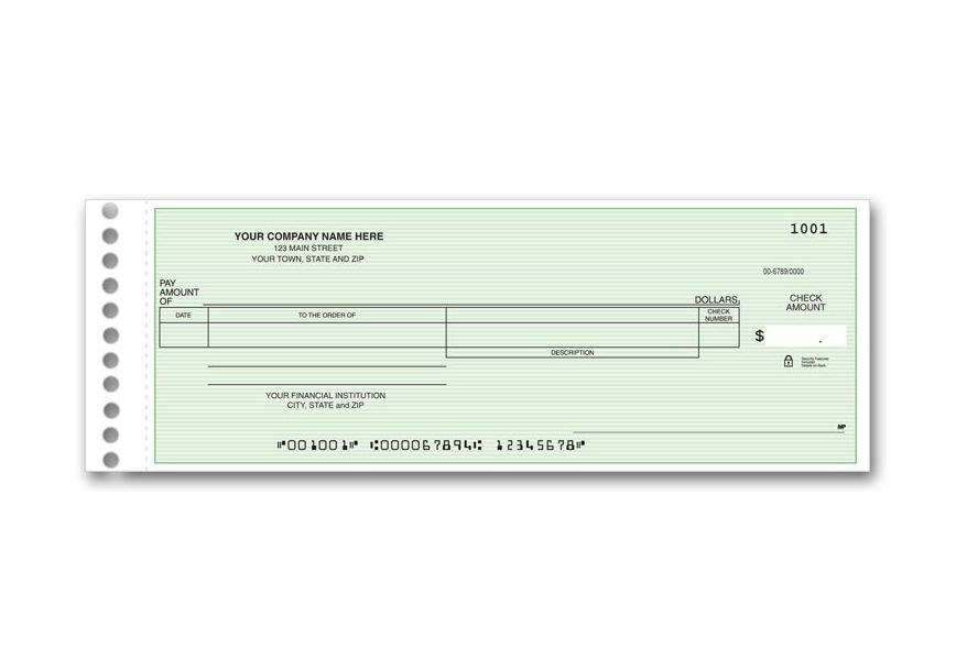Product image for General Expense Check - Item# 111012N