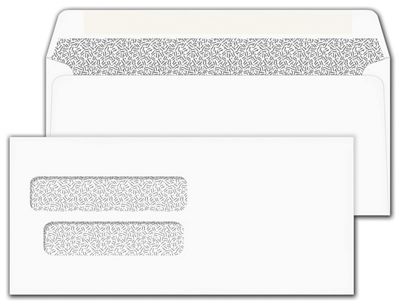 Double Window Envelope Deluxe Com   111041N