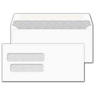 Double Window Envelope 8 X 3 1/2, Gummed Seal 