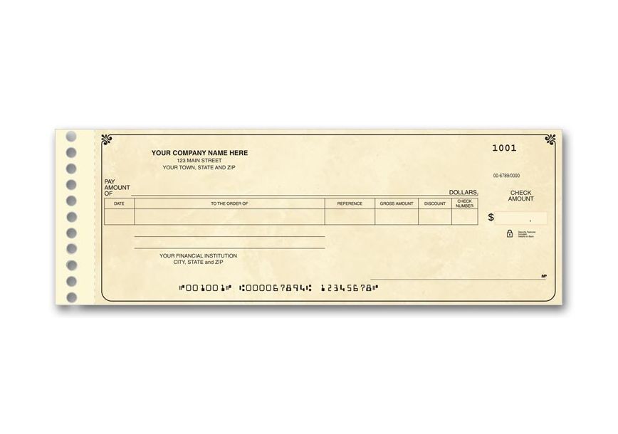 Product image for Expense/Ledger Check - Item# 112011N