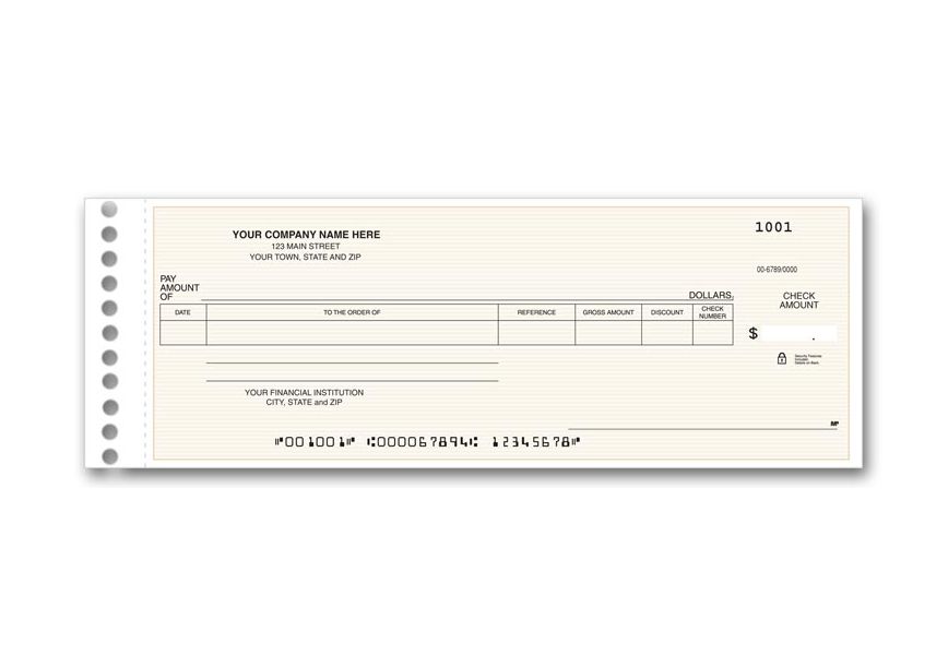Product image for Expense/Ledger Check - Item# 112012N