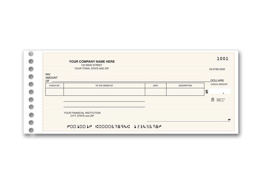 Product image for Compact General Expense Check - Item# 115011N