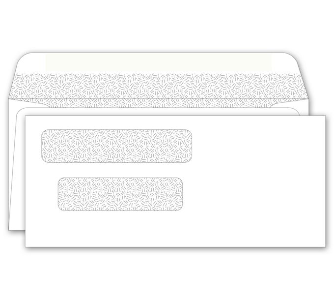 Business Envelopes - Double Window Envelope - 115041N by Deluxe ...