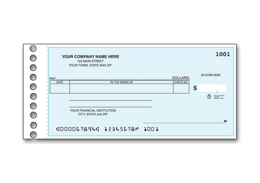 Product image for Personal Center Check - Item# 116011N