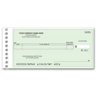 One Write Personal Size Center Check