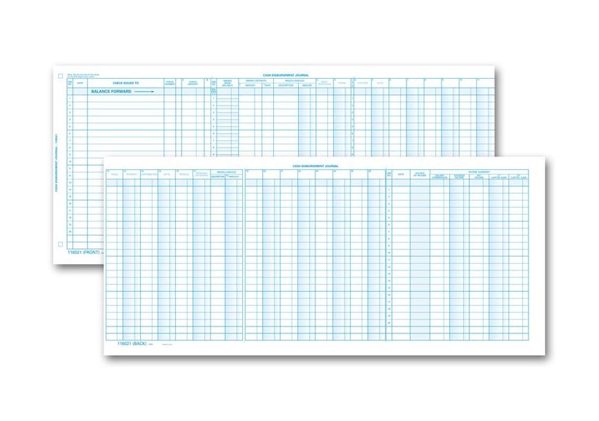 Product image for Personal Accounting Journal - Item# 116NJ
