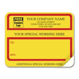 1200C-Jumbo Padded Mailing Label with Special Wording1200C