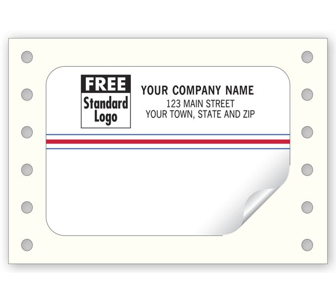 Business Labels - Continuous Small Mailing Label - 1215 by Deluxe ...