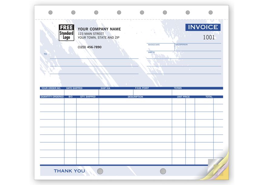 Product image for Shipping Invoices - Small - Item# 121T