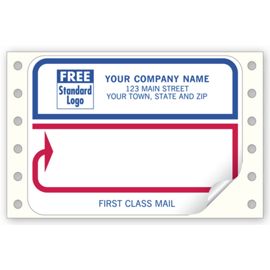 1231-First Class Mail, Mailing Labels, Continuous, White1231