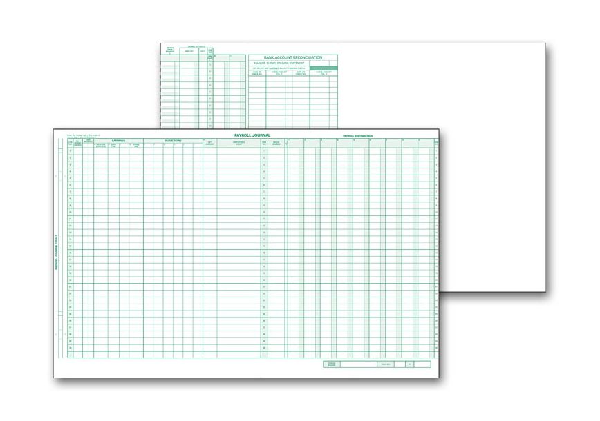 Product image for Topwrite Payroll Journal - Item# 125021N