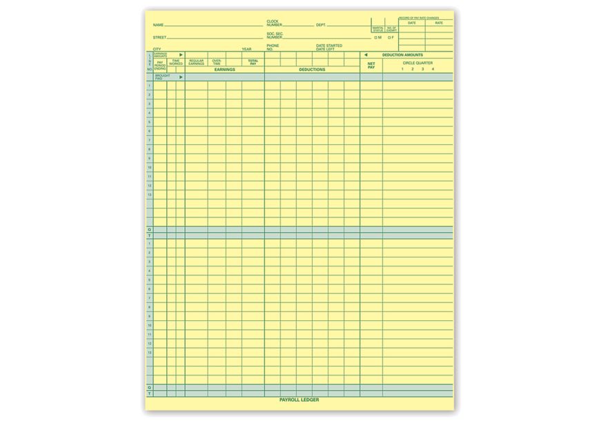 Product image for Topwrite Payroll Ledger - Item# 125031N