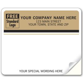12693-Enterprise Mailing Labels, Laser, Tan Return Address12693