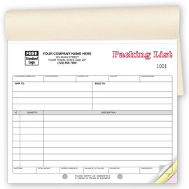 127B-Packing Lists - Booked127B