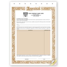128-Appraisal Form - Jewelry Appraisal Forms128