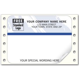 1291T-Mailing Labels, Continuous, Colors Design1291T