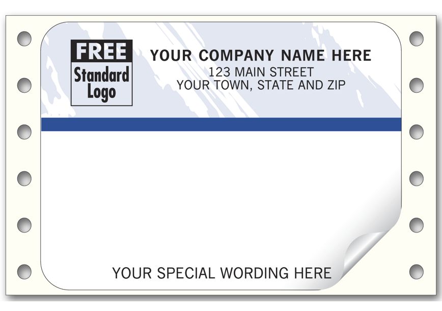 Product image for Mailing Labels, Continuous, Colors Design - Item# 1291T