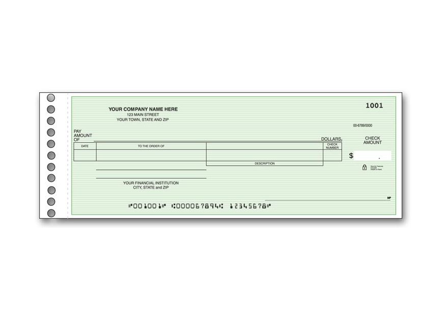 Product image for Expense/Payroll Check - Item# 130012N