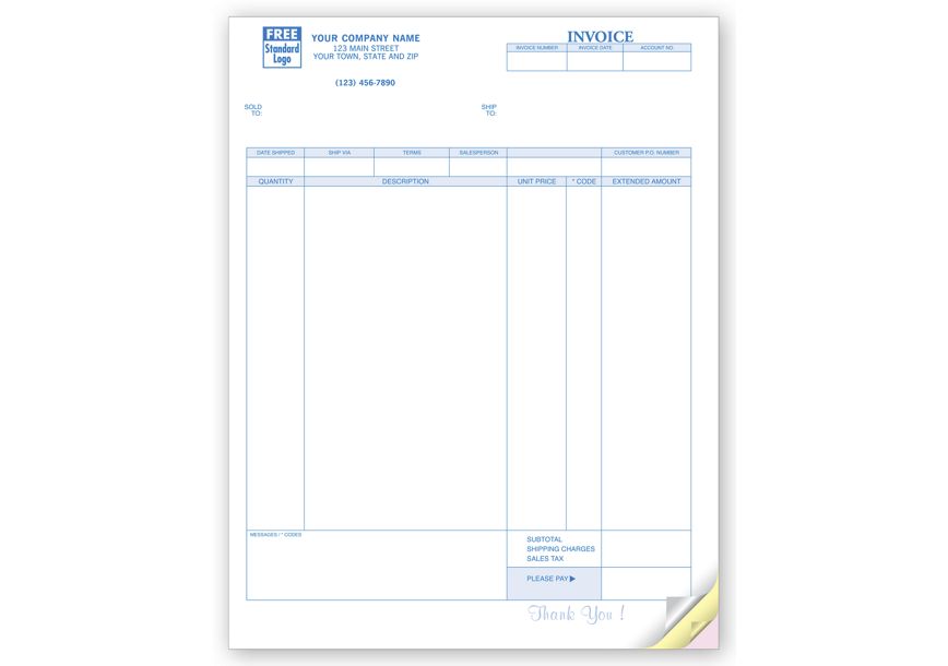 Product image for Invoices, Laser, Classic - Item# 13034